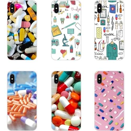 Medical Pills For Samsung Galaxy A3 A5 A7 A9 A8 Star A6 Plus 2018 2015 2016 2017 Accessories Phone Shell Covers