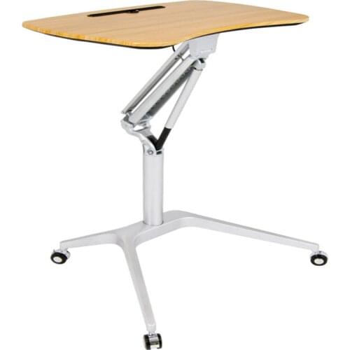 Multifunctional Pneumatic Office Home Computer Mobile Lifting Table Mobile Lecture Table Computer Desk Drafting Table