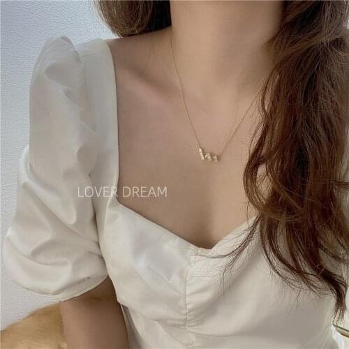 Fashion Retro Wave Rhinestone Necklace INS Wind Geometric Rhinestone Necklace Creative Geometric Necklace Female Trend