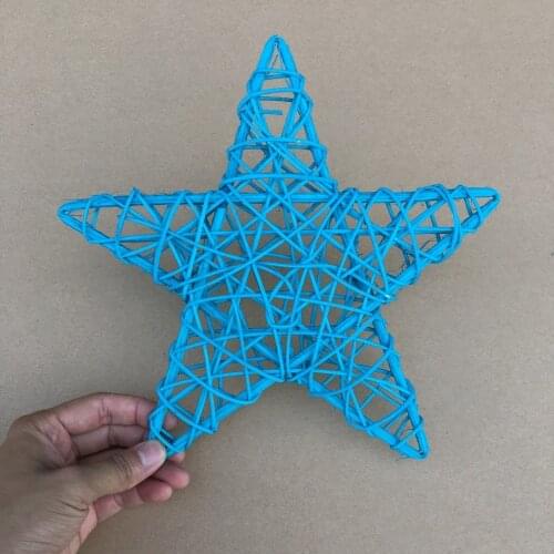 1pcs Star Shape Rattan Vase Filler Rattan Twig Star Christmas Tree Ornament Wedding Birthday Party Decoration Decorative Crafts