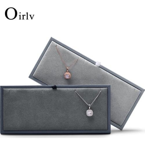 Oirlv New High-End PU Leather Necklace Display Stand Home Storage Layout Jewelry Store Display Stand Props