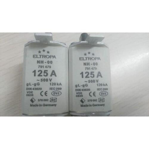 Fuses: ELTROPA NH-00 125A 500V 120KA gL-gG 791479 / NH-00 160A 500V 120KA gG