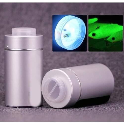 Fishing Bait Light Luminous LED Light Aluminum Alloy Blue Light Deep Drop Fishing Lure Lamp Fishing Durable Accessories