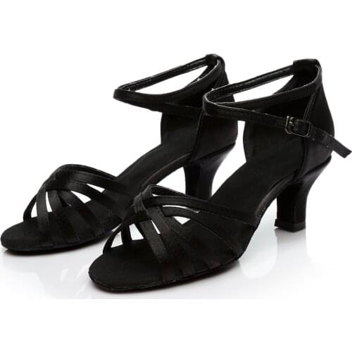 Womens Shoes Color Fashion Rumba Waltz Prom Ballroom Latin Salsa Dance Sandals bayan sandalet sandalias mujer 2019