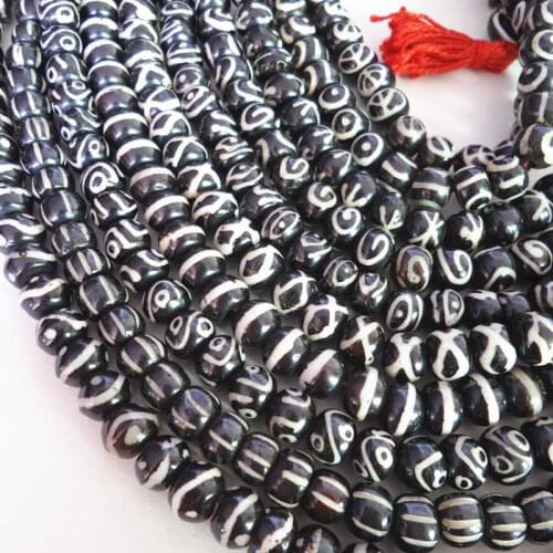 Mix Wholesale 10PCS Tibetan Buddhist 108 Yak Bone Rosary Multi Desgins Free Shipping BRO629