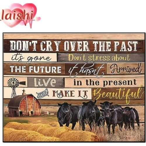 Farm farm decoration, big windmill, dark horse Diamond Painting 5d DIY Embroidery Cross Stitch Art Full Square/Round Home decor