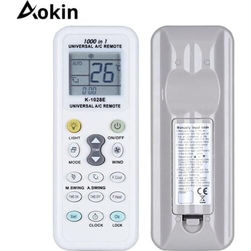 1000 in 1 Universal A/C Remote Control LCD Controller For Air Conditioner Low Power Consumption K-1028E Remote Controller