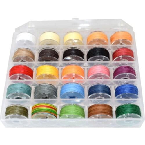 1 Box 0.45mm 0.55mm 0.65mm Waxed Polyester Cords, Mixed Color F50