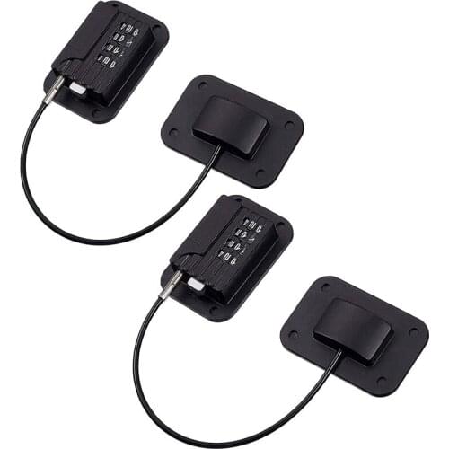 2 Pack Refrigerator Lock Combination Coded,Fridge Lock for Kids Safe, Child Safety Cabinet Window Locks, Baby Door Lock