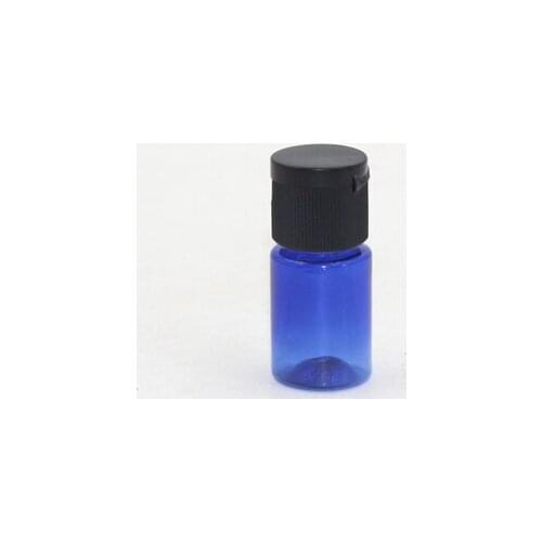 5ML 100pcs/lot Blue Clamshell Bottle,Cosmetic Bottles, Sub-bottling, PET Plastic Bottle,Lotion Cream Sample Bottle