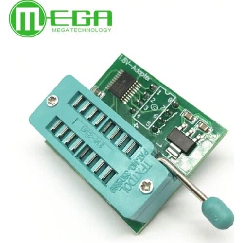 1.8V adapter 1.8V SPI Flash SOP8 DIP8 W25 MX25 use on programmers TL866CS TL866A EZP2010 EZP2013 CH341 for DIY