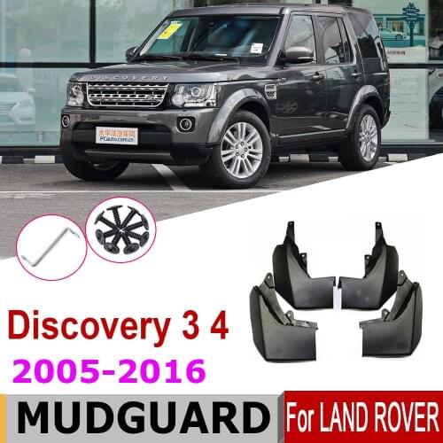 Mud flaps For Land rover discovery 4 3 L319 2016-2005 Mudguards fenders Splash Guards Car Accessories Auto Styline 4 PCS