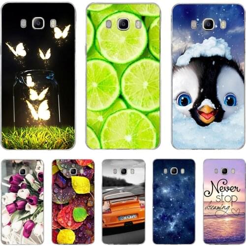 For funda Samsung Galaxy J7 2016 Case Cover for Samsung J7 2016 Case Silicone Flower 3D TPU Case for Samsung Galaxy J7 2016 Capa