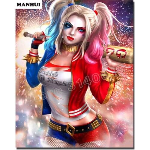 Diy diamond painting Baseball girl diamond mosaic pattern painting rhinestones embroidery diamond painting Home Decoration MH014