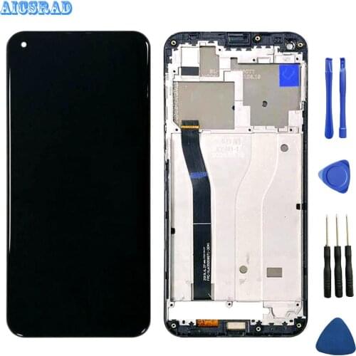 For Oukitel c17 pro LCD + Touch Screen Digitizer Assembly + Frame For oukitel C17pro Smartphone Repalce Repair Part + Tape