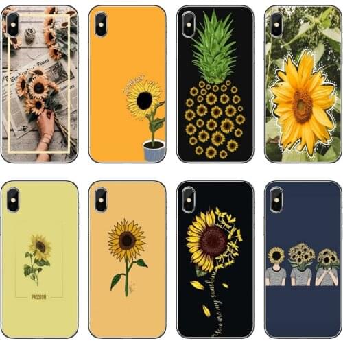 Aesthetics Sunflower Accessories Phone Case For Samsung Galaxy A71 A70 A60 A51 A50 A41 A40 A31 A30 A20E A21S A12 A10 A7 A5 A3