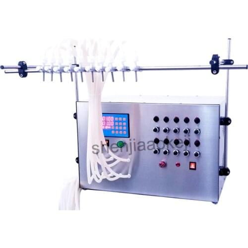 Stainless Steel CNC Liquid Filling Machines Electric drinks Mouthwash fill machine with 10 filling nozzles 4000ml/min 1pc
