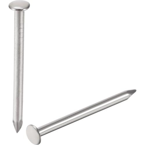 Uxcell 500pcs Small Tiny Nails 1.4x19mm Wire Brad Nail for DIY Decorative Pictures Wooden Boxes Household Accessories