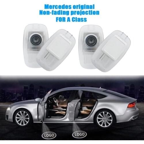 For Mercedes Benz CLA C118 CLS 2019 2020 AMG CLA200 CLS300 CLA250 Led Car Door Decoration Lamp Logo Shadow Projector Light