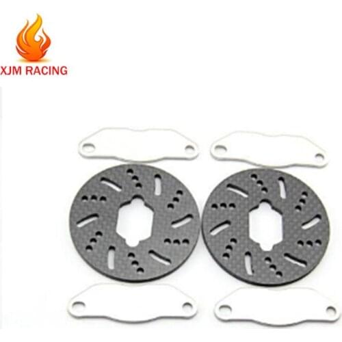 Carbon Fiber Brake Disc and Brake Pad for 1/5 FID Racing Losi 5ive-t Kingmotor X2 Rofun Rovan LT DDT Rc Car Racing Toys Parts