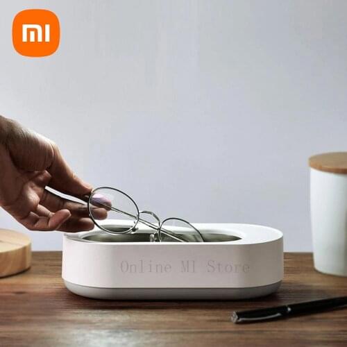 Xiaomi EraClean Ultrasonic Cleaning Machine 45000Hz High Frequency Vibration Wash Cleaner Washing Jewelry Glasses Watch