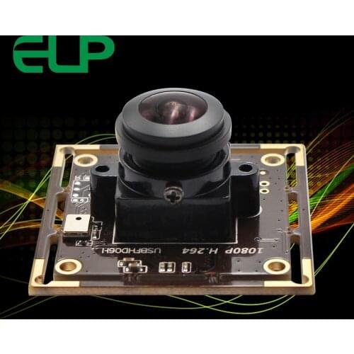 Webcam 1080P Star Light Low illumination Fisheye Wide View Angle Microphone 1920 x 1080p USB Plug n Play Web Camera Module