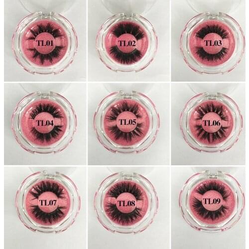 Top Quality 3D Mink Lashes Natural Long Fake False Eyelashes Extension Messy Fluffy Full Strip Lashes Box Case Bulk Wholesale