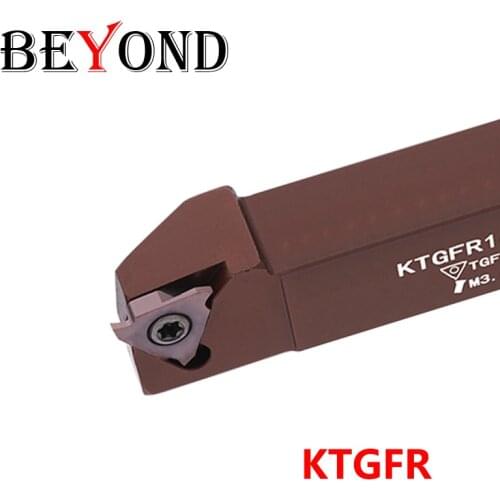 BEYOND KTGFR High Hardness KTGFR1616H16 KTGFR2020K16 Turning Tool Holder KTGFR2020 KTGFR1616 Lathe Cutting Bar CNC Cutting Shank