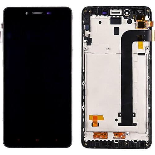 AAA+ Quality LCD Display for Xiaomi Redmi Note 2 LCD Display Touch Screen Digitizer Replacement Panel Sensor with Frame
