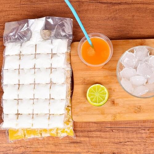 100pcs/lot Disposable Ice-making Bags Ice Cube Food Processor Tool Ice Mold DIY Summer Drinking