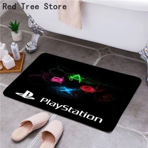 Playstation Game 3D Kitchen Mat Bath Carpet Floor Mats Home Entrance Doormat Absorbent Living Room Bathroom Printed Rug Alfombra