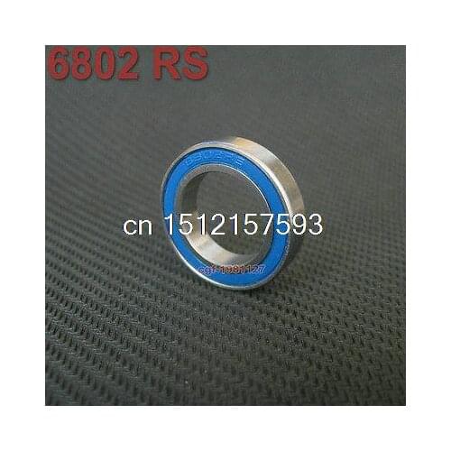6802 2RS Si3N4 Ceramic Ball Bearing Rubber Sealed 61802 Bike Parts15x24x5mm