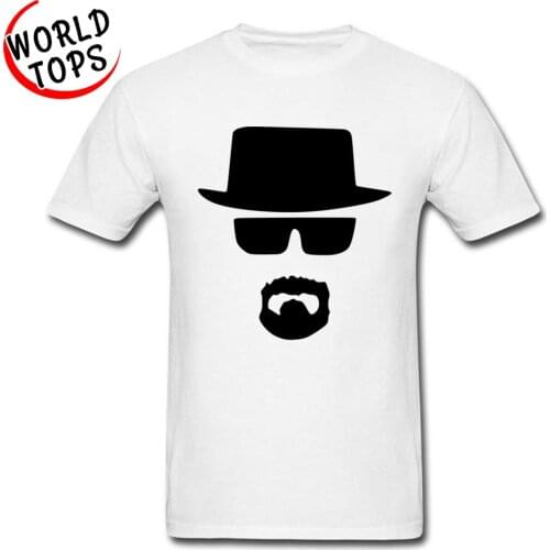 White And Srbija Mens T Shirt Pinkman Breaking Bad Heisenberg Outline Feature Got T-Shirts Oversized Faddish Vinatge Hipdter