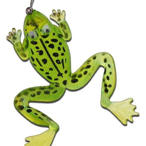 Free Shipping frog soft bait 10pcs 7cm/6.7g fishing lure wobbler silicone bait isca artificial para pesca leurre peche