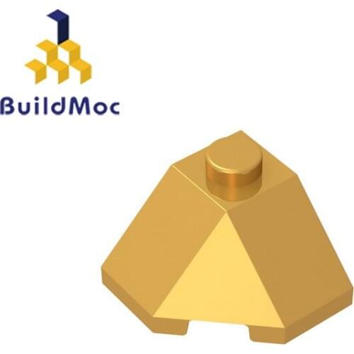 BuildMOC Compatible Assembles Particles 13548 2x2 For Building Blocks Parts DIY LOGO Educational Cre