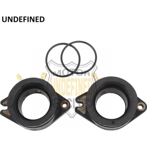 2 Pcs Black Carburetor Intake Manifold Joint Boot Set fit for Yamaha XV750 Virago 1981-1983 XV920 1982-1983 Carburador UNDEFINED