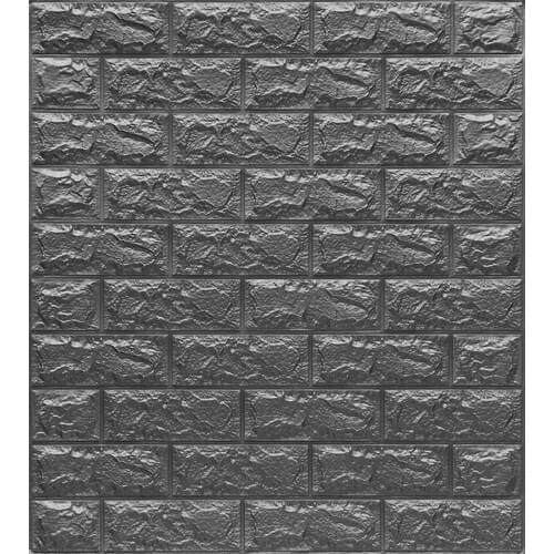 Colored Walls Gray Self Adhesive Brick Flexible Wall Panel