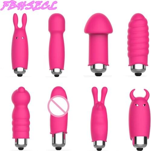 FBHSECL Mini Bullet Vibrator Powerful Finger Design Strong Vibration G-spot Massager Sex Toys for Women Sex Shop