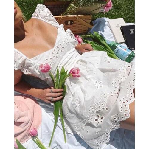 Белые летние платья Flordevida China At AliExpress