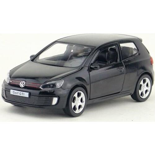 RMZ City Toy/Diecast Model/1:36 Scale/Volkswagen Golf GTI SUV/Pull Back Doors Openable Car/Educational Collection/Gift for Kid
