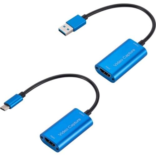 448F Video Capture Card, Gaming Record Video Capture Adapter for Gaming, Live Streaming, Teaching, Video Conference