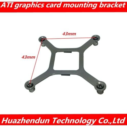 ATI graphics card mounting bracket 43MM graphics card cross back plate buckle spring bracket 5pcs free shipping