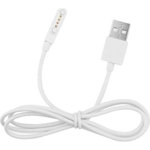 Magnetic Charging Cable USB 2.0 Male to 4 Pin Pogo Magnetic Charger Cable Cord For Smart Watch GT88 G3 KW18 Y3 KW88 GT68