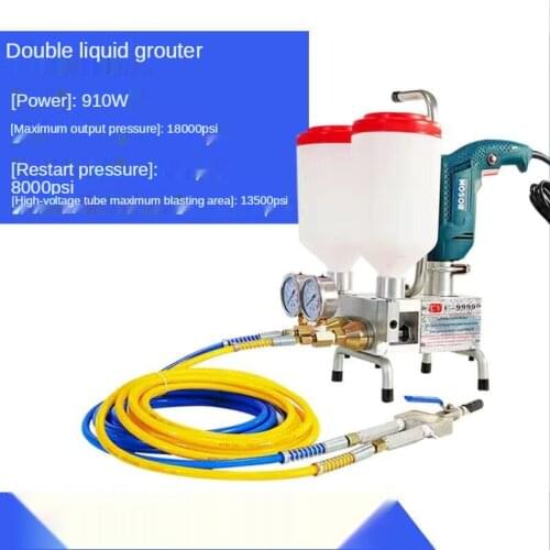 Double liquid type high pressure grouting machine Premium Epoxy Injection Pump Polyurethane Foam Grouting Machine Dual Element