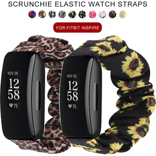 2021 New Scrunchie Elastic Strap for Fitbit Inspire 2 1 Wrist Strap Loop for Fitbit Inspire HR Bracelet Correa Replacement band