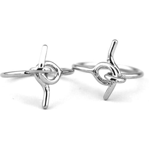 Wholesale 10pc/lot Simple Infinity Knot Ring 5 Colors For Choose Women Mens Geek Rings Anillos Mujer