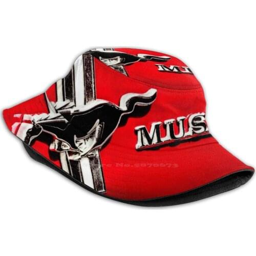 Unisex Fisherman Hats Bucket Hats Car Car Classic Vintage Vintage Automobile Red Horse Emblem Caitlyn Grasso Caitlyns View