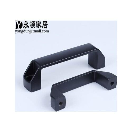 2pcs Plastic Nylon T Slot Black Door Handle for Aluminum Extrusion Profile 2020/3030/4040/4545 Series with Slot 6mm/8mm/10mm