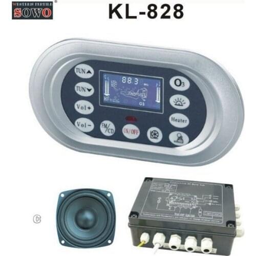 Whole set of bathtub controller SOWO KL-828 including control panel & electric box