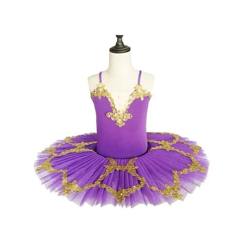 Professional Ballet Dress For Girls Tutu Child Swan Lake Costume Red Ballet Dress For Children Pancake Tutu Girls Dancewear